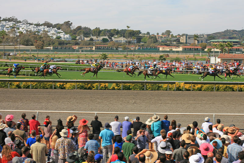 Opening Day at the Del Mar Racetrack