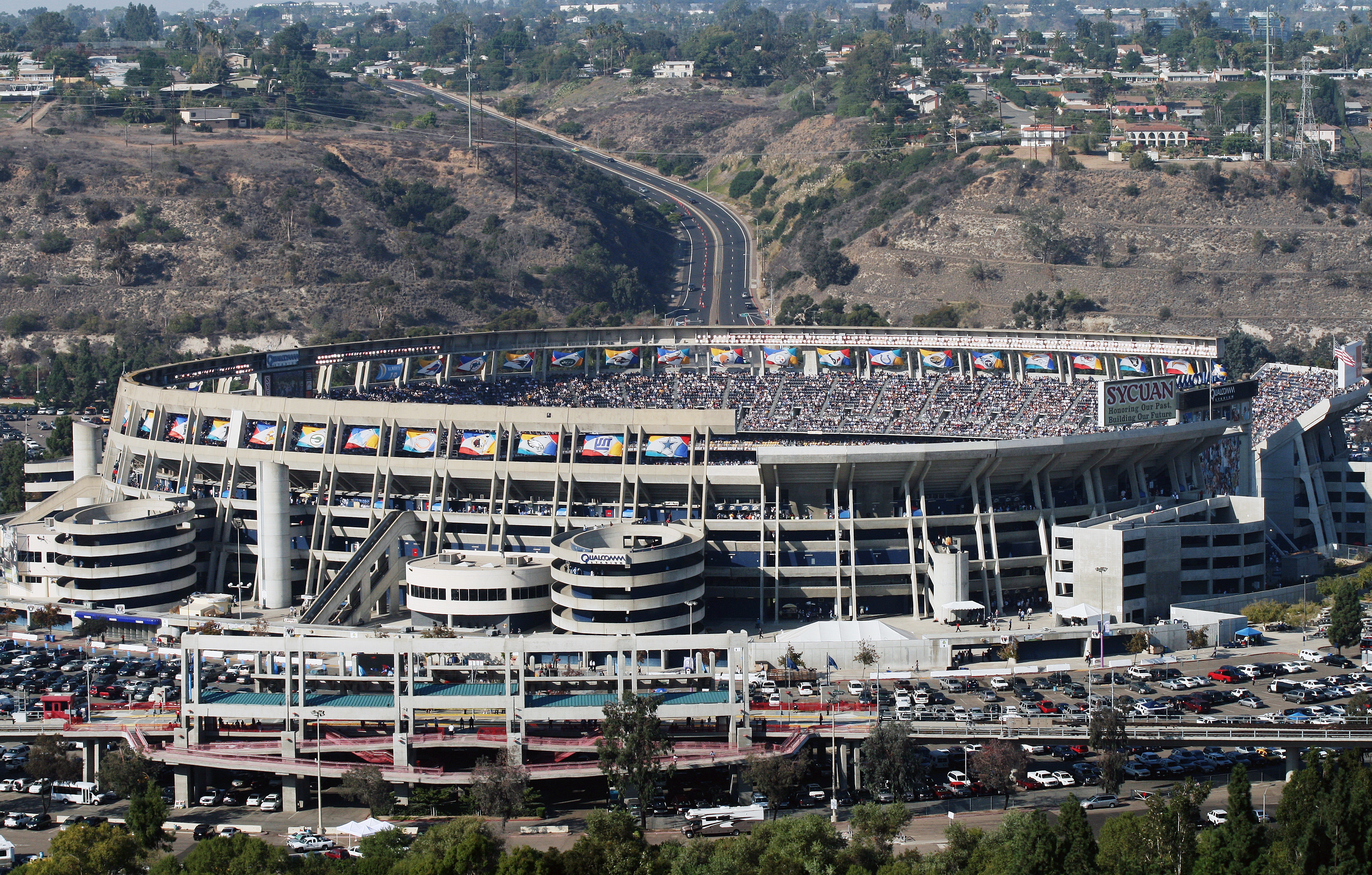 Qualcomm Stadium in San Diego's Mission Valley