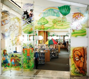 Wizard of Oz Glass Panels - Coronado Public Library