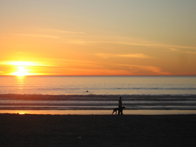Mission Beach Sunset - Scenic Waterfront Walks