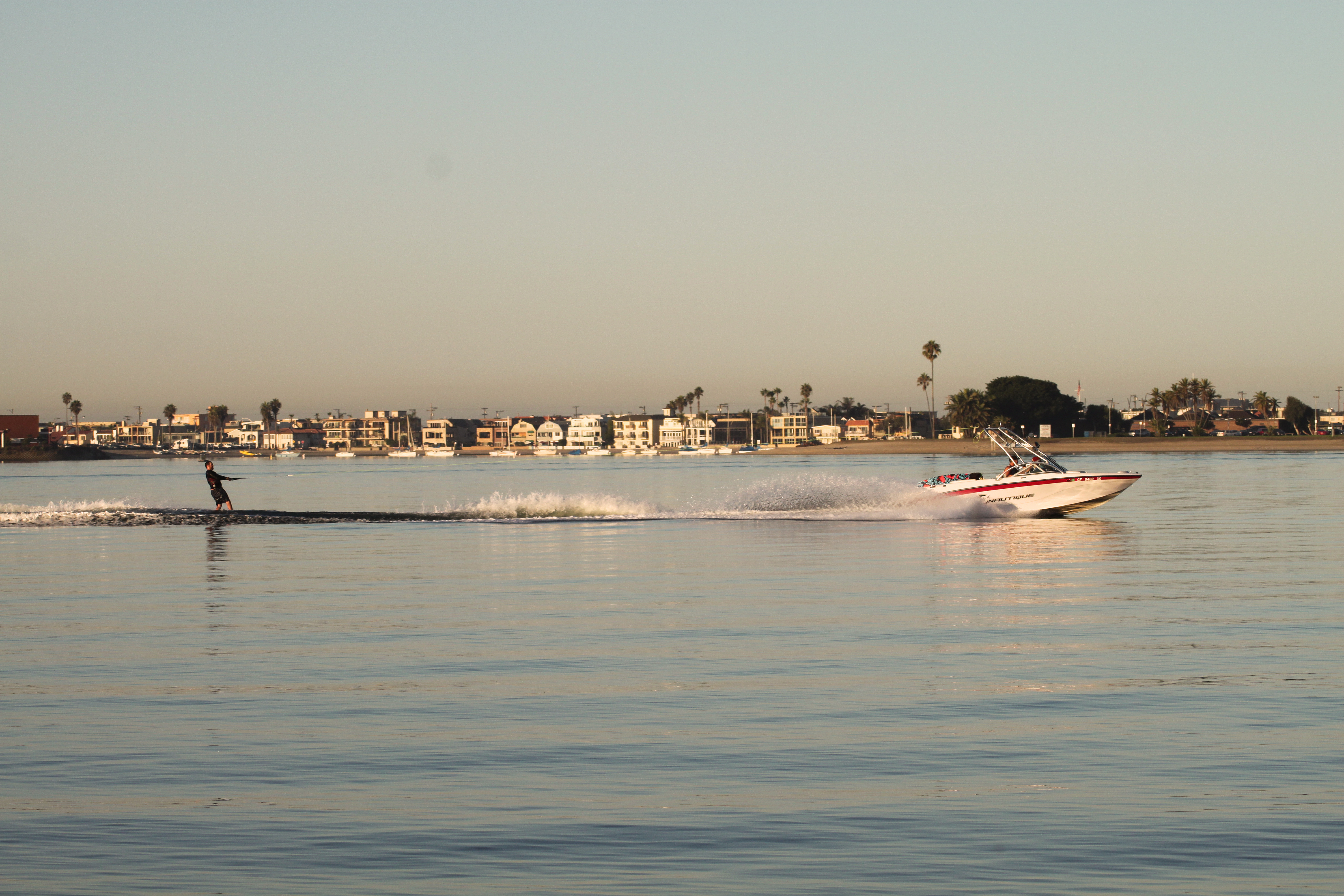 Mission Bay Water Skier and Boat