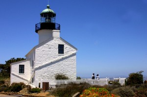 Cabrillo National Monument Lighthouse with Flowers