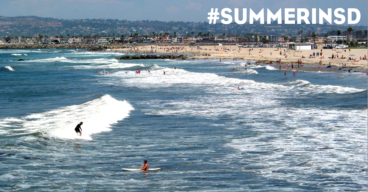 Ocean Beach Surfers - Summer In San Diego