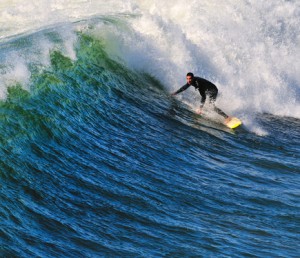 Pacific Beach Surfing Near Crystal Pier