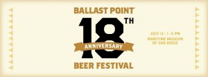 Ballast Point 18th Anniversary Beer Festival