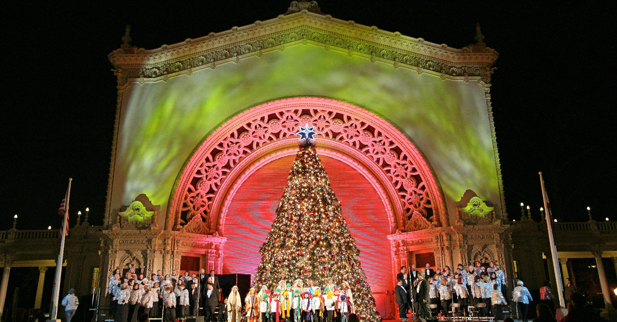 balboa-park-december-nights-pavilion-1200x627 - San Diego Travel Blog