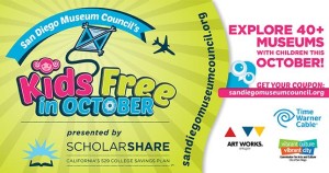 San Diego Museum Council's Kids Free in October
