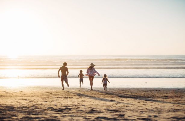 Family on La Jolla Beach - Top Things to Do in San Diego