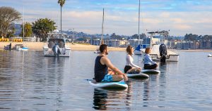 Paddleboard Yoga at Mission Bay Aquatic Center