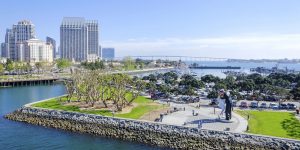 Tuna Harbor Park along the San Diego Embarcadero