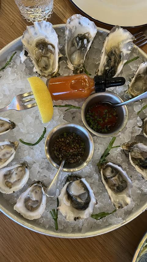 Oysters at one of San Diego's to die for dining restaurants