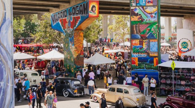 Aerial view of Annual Chicano Park Day Celebration for the Top things to Do Blog