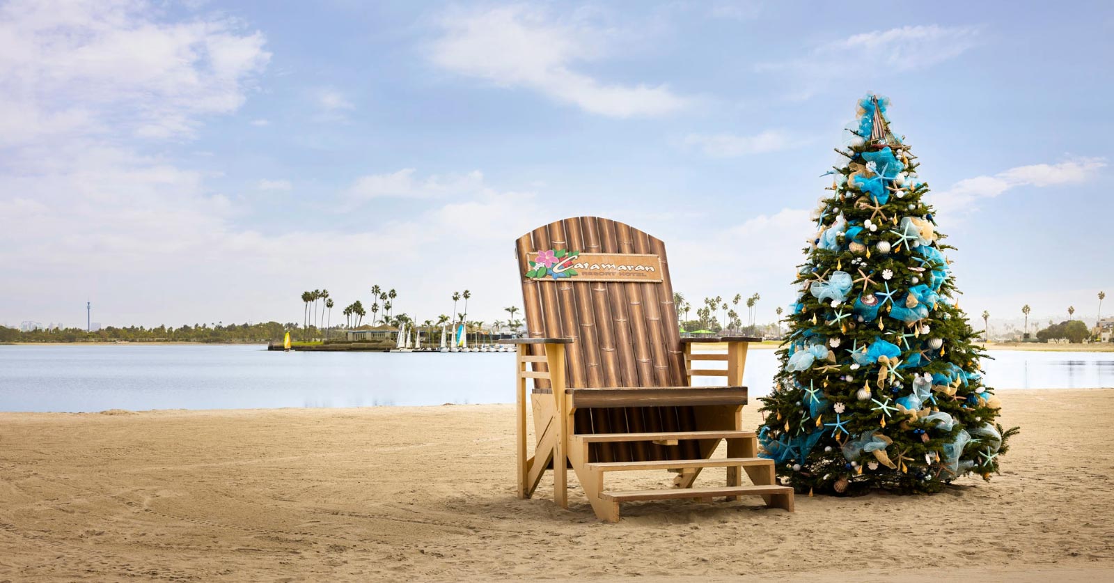 Christmas Tree on Mission Bay for the 2024 Holiday Season in San Diego