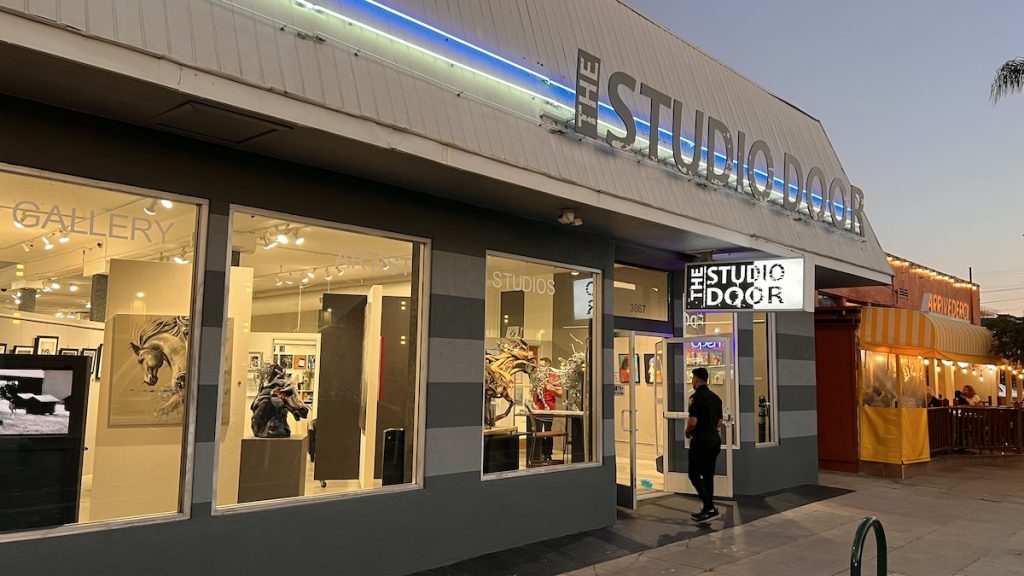 The Studio Door outside